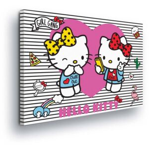 Obraz na plátně - Zamilovaná Hello Kitty II 80x60 cm