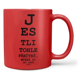 Hrnek Tabule – oční – pivo (FLUO)