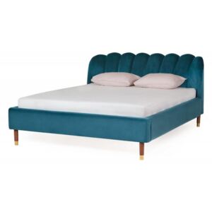 Hector Čalouněná postel Muse 160x200 dvoulůžko - zelené