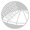 Doppler ACTIVE 2 m – naklápěcí balkónový a plážový slunečník : Desén látky - 833