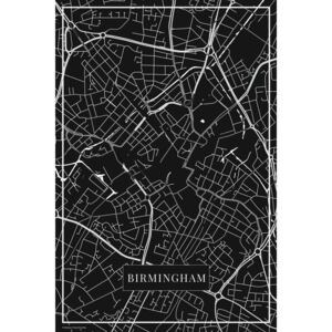 Mapa Birmingham black