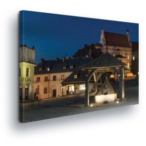 Obraz na plátně - Noční Náměstí II 60x40 cm
