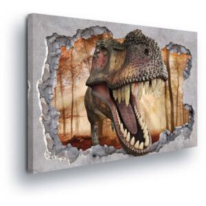 Obraz na plátně - Hlava Dinousaura II 60x40 cm