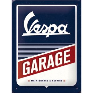 Nostalgic Art Plechová cedule: Vespa Garage - 20x15 cm