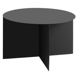 Nordic Černý kovový konferenční stolek Elion Ø 70 cm