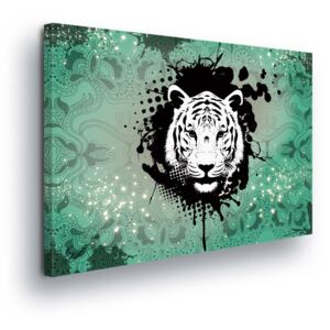 Obraz na plátně - Zelený Tygr 60x40 cm