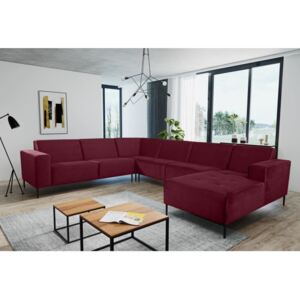Sedací souprava HORIZONT XL levá, červená