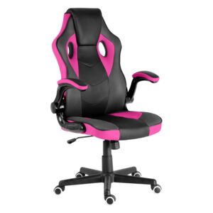 Kancelářská židle RACING PRO ZK-019 - černo-růžová