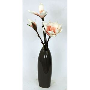 Keramická váza Acre hnědá, 25,5 cm
