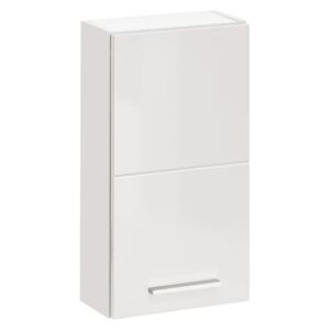 Horní závěsná skříňka - TWIST 830 white, bílá/lesklá bílá