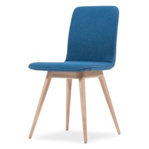 Modrá židle z dubového dřeva Gazzda Ena