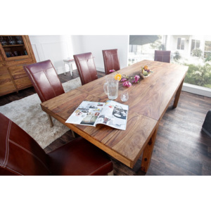 Jídelní stůl LAGOS OPEN 160-240-S masiv sheesham rozkládací Nábytek | Jídelní prostory | Jídelní stoly | Všechny jídelní stoly