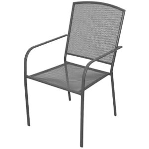 Zahradní židle Rulyt, černá, 61x56x89 cm