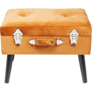 KARE DESIGN Oranžová stolička s úložným prostorem Suitcase