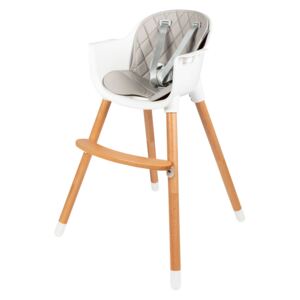 Dětská vysoká židle Kinderkraft 2 v 1 Sienna grey (100332151)