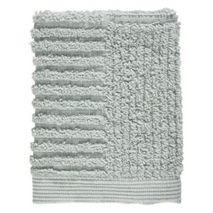 Světle šedozelený ručník ze 100% bavlny na obličej Zone Classic Dust Green, 30 x 30 cm