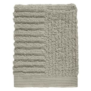 Šedozelený šedý ručník ze 100% bavlny na obličej Zone Classic Eucalyptus, 30 x 30 cm