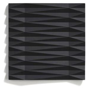 Černá silikonová podložka pod hrnec Zone Origami Yato, 16 x 16 cm