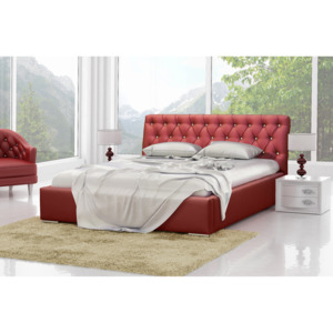 Čalouněná postel NARVE + matrace DE LUX, 140x200, madryt 160