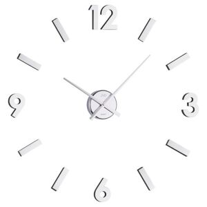 Exkluzivní stříbrné nástěnné nalepovací hodiny JVD HB11 skladem ihned odesíláme (HODINY SKLADEM IHNED ODESÍLÁME!!)