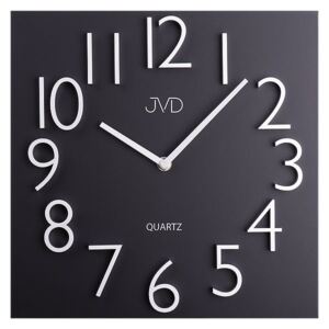 Nástěnné hranaté kovové hodiny JVD HB20