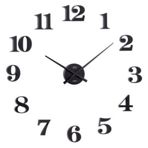 Černé nalepovací samolepicí hodiny JVD HB13.2 s arabskými číslicemi (POŠTOVNÉ ZDARMA!!!)