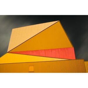 Umělecká fotografie The yellow roof, Gilbert Claes