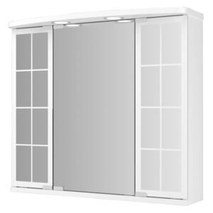 Jokey BINZ Zrcadlová skříňka - bílá - š. 67,5 cm, v. 60 cm, hl. 22/14 cm 111913720-0110