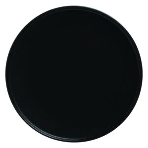Porcelánový mělký talíř s vyšším okrajem CAVIAR 24,5 cm černý - Maxwell&Williams