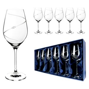 Silhouette - nápojový set sklenic na víno se Swarovski® Elements