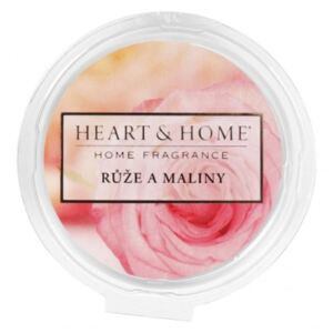 Heart & Home Vonný vosk Růže a maliny 26g