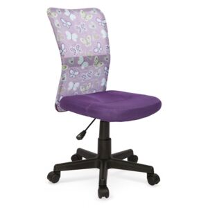 Halmar DINGO dětská otočná židle fialová