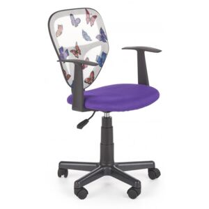 Halmar SPIKER dětská otočná židle fialová