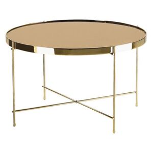 Konferenční stolek zlatý LUCEA