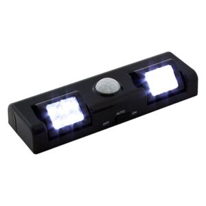 APT Osvětlení s pohybovým senzorem 8 LED, 3x AA - černá, ZD26B
