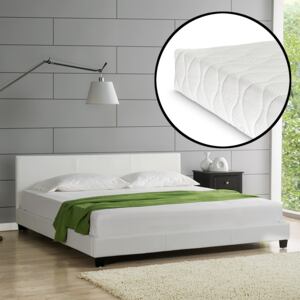 Corium® Čalouněná postel "Barcelona" s matrací HTB-1001