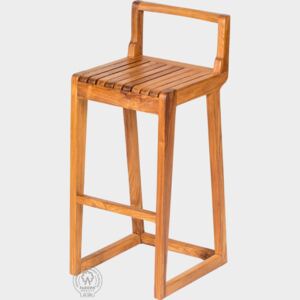 FaKOPA Barová židle z teakového dřeva