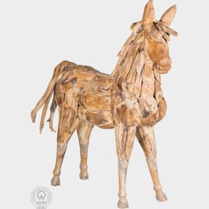 FaKOPA Dřevěný kůň venkovní dekorace