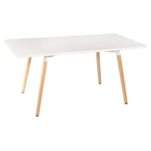 Jídelní stůl Berg 160x80 cm, bílá
