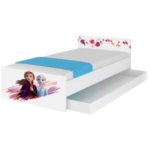 Dětská postel MAX bez šuplíku Disney - FROZEN 2 160x80 cm - Elsa a Anna