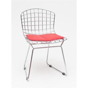 Dětská židle Harry Junior inspirovaná Diamond Junior červená