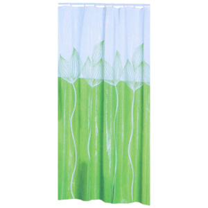 Koupelnový závěs 180x180cm různé vzory Barva: Zelené listy