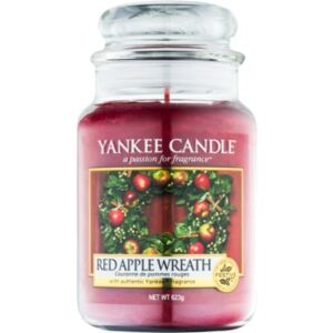 Yankee Candle Red Apple Wreath vonná svíčka Classic velká 623 g