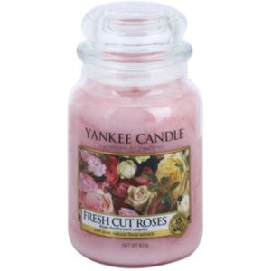 Yankee Candle Fresh Cut Roses vonná svíčka Classic velká 623 g