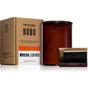 KOBO Woodblock Modena Leather vonná svíčka 425 g