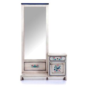 Malovaná toaletka se zrcadlem z kolekce Berdie