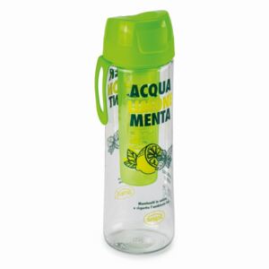 Zelená láhev na vodu s infuzérem Snips Mint, 750 ml