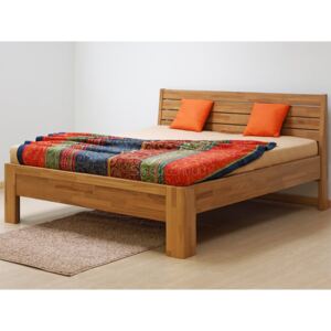 BMB postel GLORIA XL Povrchová úprava: Dub průběžný - patina, Rozměry ( šířka x délka): 140 x 200 cm