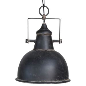 Chic antique Denmark Lustr Factory lamp antique black menší