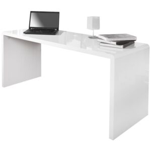 Pracovní stůl Bersh 160 cm, bílá
